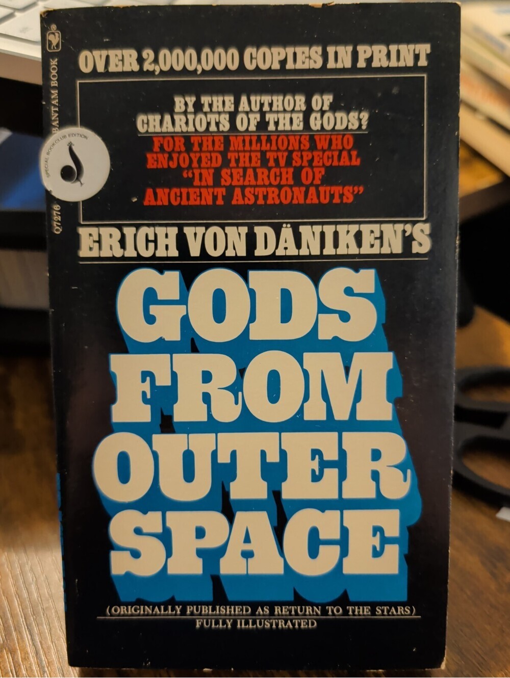 Gods From Outer Space By Erich Von Daniken 1973 19th Bantam Books Paperback